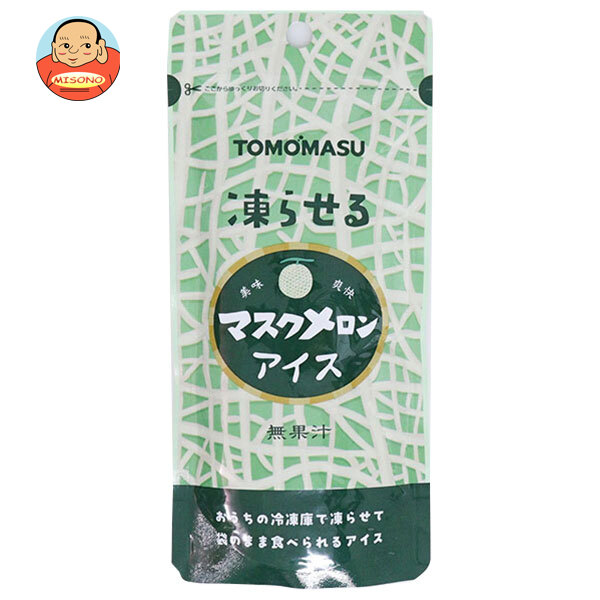 友桝飲料 マスクメロンアイス 80gパウチ×36(12×3)本入