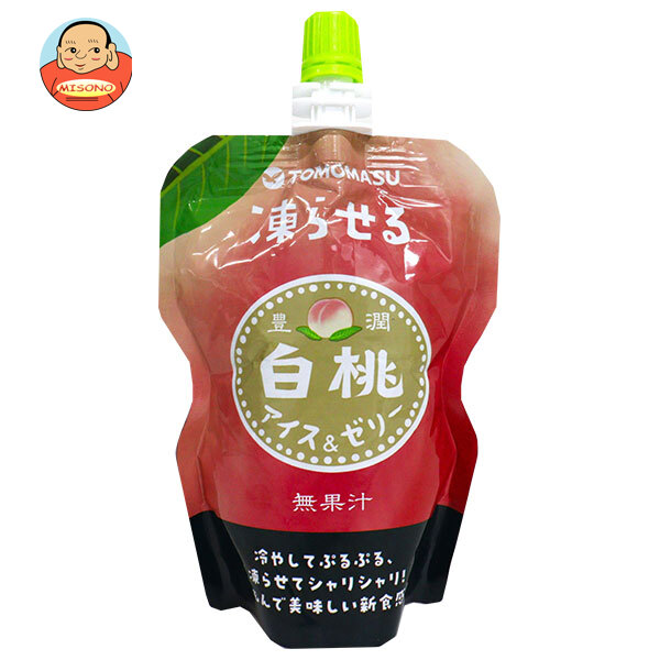友桝飲料 果実アイス&ゼリー 白桃 130g×30個入