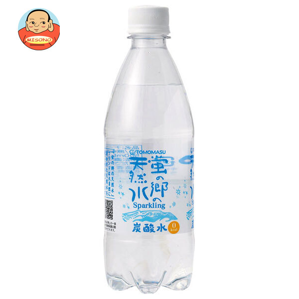 友桝飲料 蛍の郷の天然水スパークリング 500mlPET×24本入