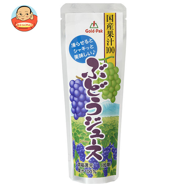 ゴールドパック 国産ぶどうジュース 80gパウチ×20本入