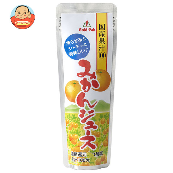 ゴールドパック 国産みかんジュース 80gパウチ×20本入