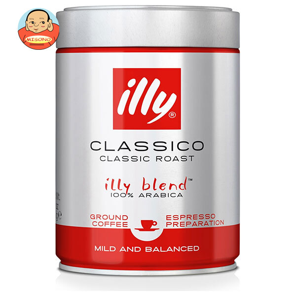 キーコーヒー イリーブレンドエスプレッソ粉 ミディアムロースト(クラシコ) 250g×12個入