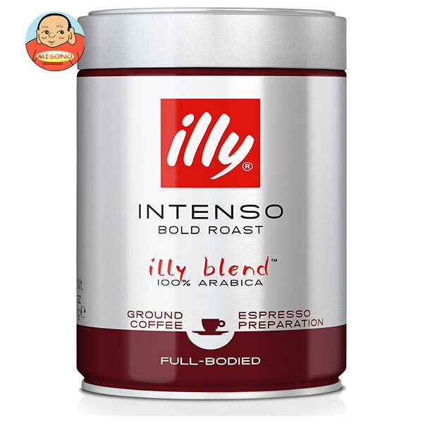 キーコーヒー イリーブレンドエスプレッソ粉 ダークロースト(インテンソ) 250g×6個入