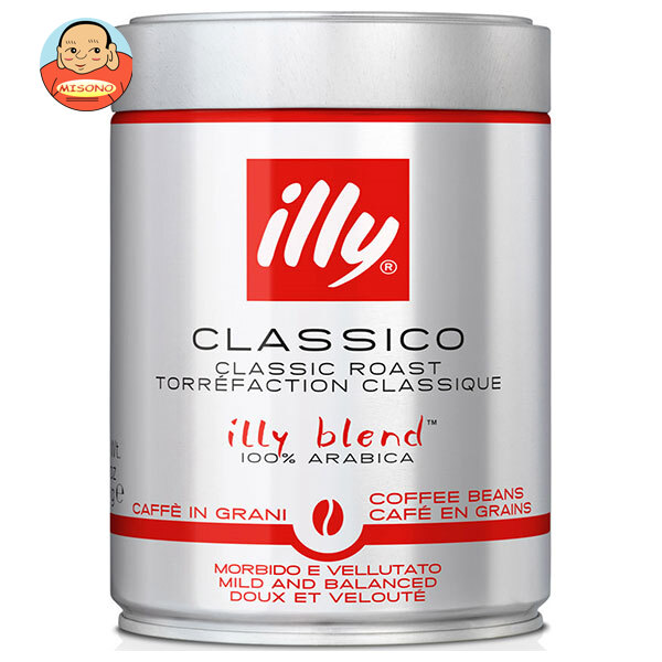 キーコーヒー イリーブレンド 豆 ミディアムロースト(クラシコ) 250g×12個入