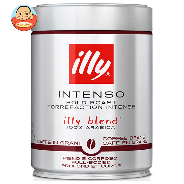 キーコーヒー イリーブレンド 豆 ダークロースト(インテンソ) 250g×12個入