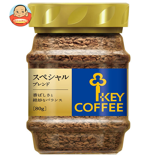 キーコーヒー インスタントコーヒー スペシャルブレンド 80g瓶×12本入