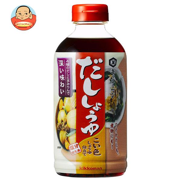 キッコーマン だししょうゆ こい色しょうゆ仕立て 500mlペットボトル×12本入