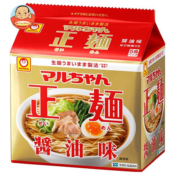 東洋水産 マルちゃん正麺 醤油味 (105g×5食)×6個入