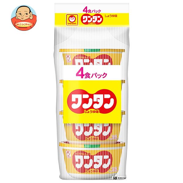 東洋水産 マルちゃん ワンタン しょうゆ味4P (32g×4食)×6袋入