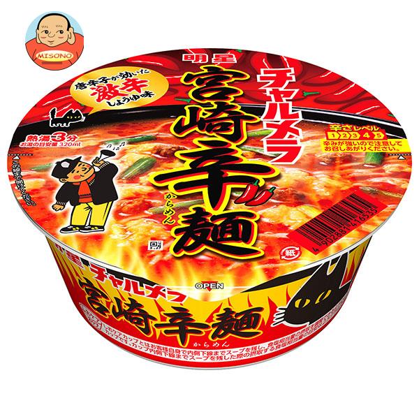 明星食品 チャルメラどんぶり 宮崎辛麺 77g×12個入