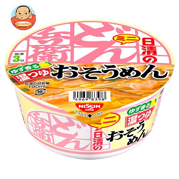 日清食品 日清のどん兵衛 温つゆおそうめんミニ 35g×24(12×2)個入