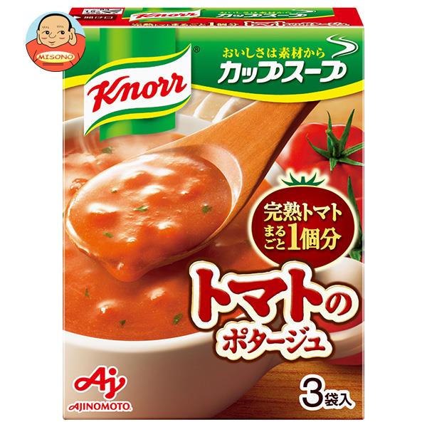 味の素 クノール カップスープ 完熟トマトまるごと1個分使ったポタージュ (17.0g×3袋)×10箱入