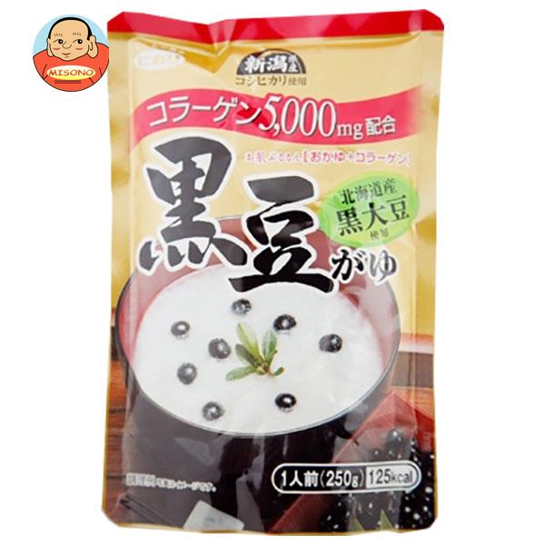 ヒカリ食品 黒豆がゆ コラーゲン入り 250gパウチ×24個入