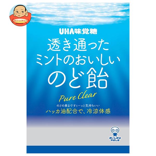 UHA味覚糖 透き通ったミントのおいしいのど飴 92g×6袋入