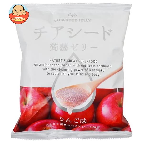 若翔 チアシード蒟蒻ゼリー りんご味 10個×12袋入