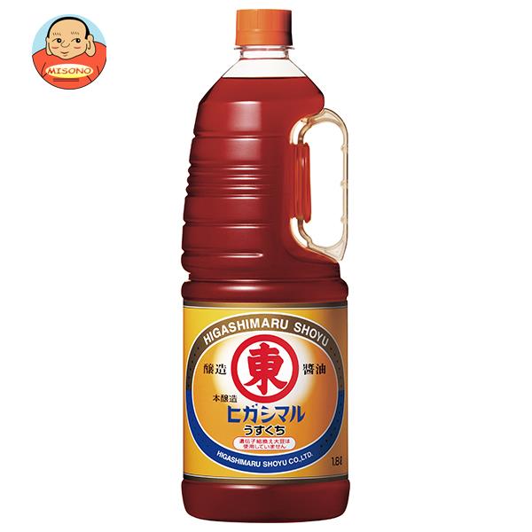 ヒガシマル醤油 うすくちしょうゆ ハンディ 1.8L×6本入