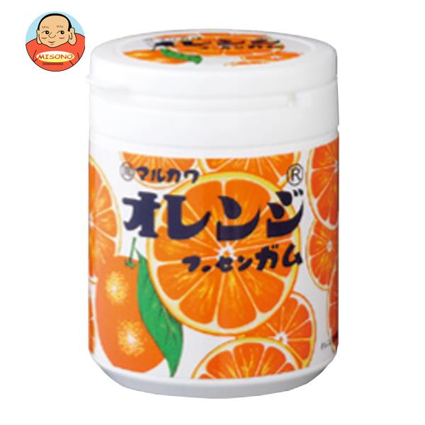 丸川製菓 オレンジマーブルガムボトル 130g×6個入