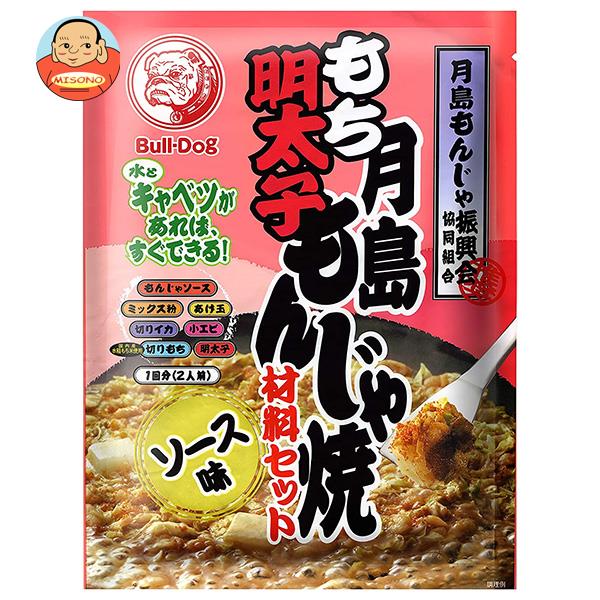 ブルドッグソース 月島もち明太子もんじゃ ソース味 106g×5袋入