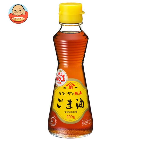 かどや製油 金印純正ごま油 200g×20本入