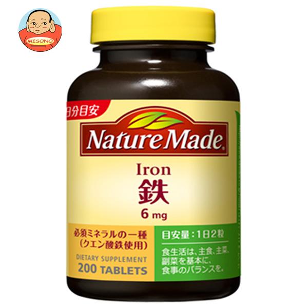 大塚製薬 ネイチャーメイド 鉄(アイアン) 200粒×3個入