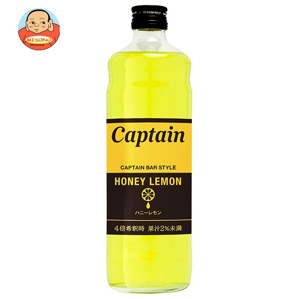 中村商店 キャプテン ハニーレモン 600ml瓶×12本入