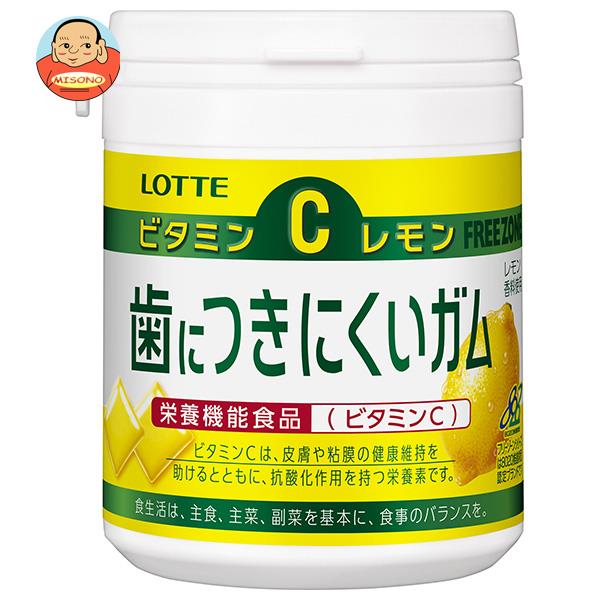 ロッテ 歯につきにくいガム レモン ボトル 138g×6個入