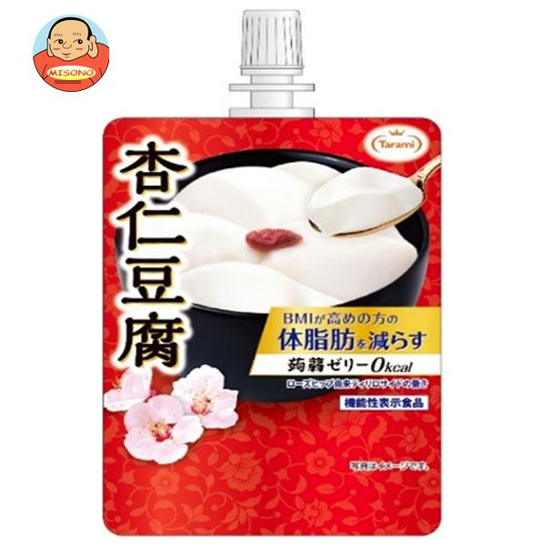 たらみ Tarami 体脂肪を減らす蒟蒻ゼリー0kcal 杏仁豆腐 150gパウチ×30本入