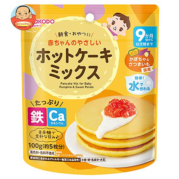 和光堂 やさしいホットケーキミックス かぼちゃとさつまいも 100g×24袋入