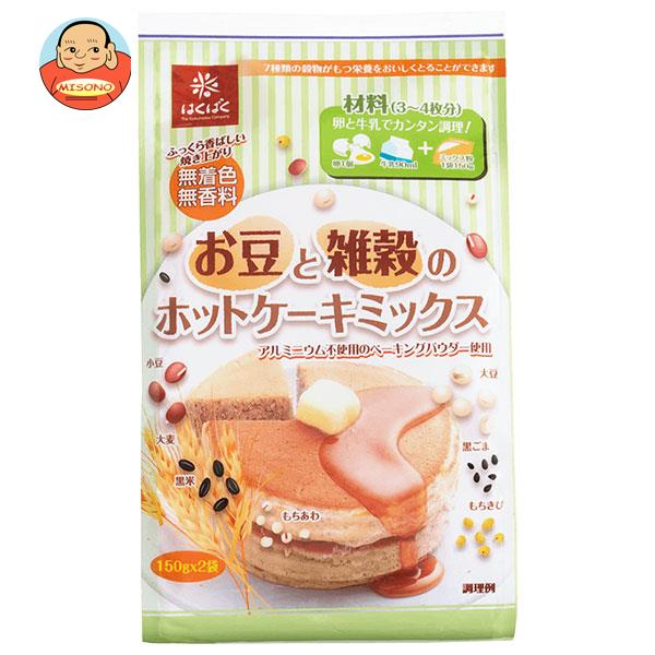 はくばく お豆と雑穀のホットケーキミックス 300g×6袋入