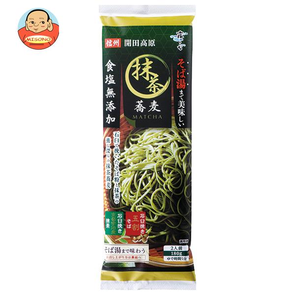 はくばく そば湯まで美味しい蕎麦 抹茶 180g×10袋入