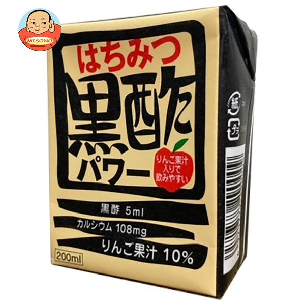 日本ルナ はちみつ黒酢パワー 200ml紙パック×16本入