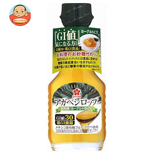 加藤美蜂園 サクラ印 アガベシロップ 160g瓶×12本入