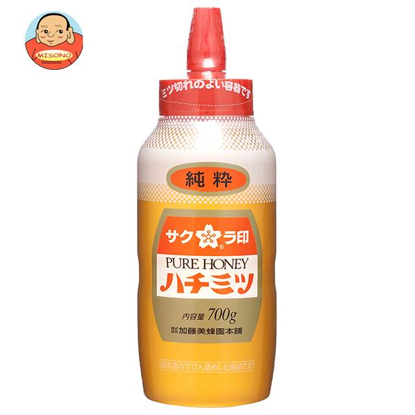 加藤美蜂園 サクラ印 純粋ハチミツ 700g×12本入
