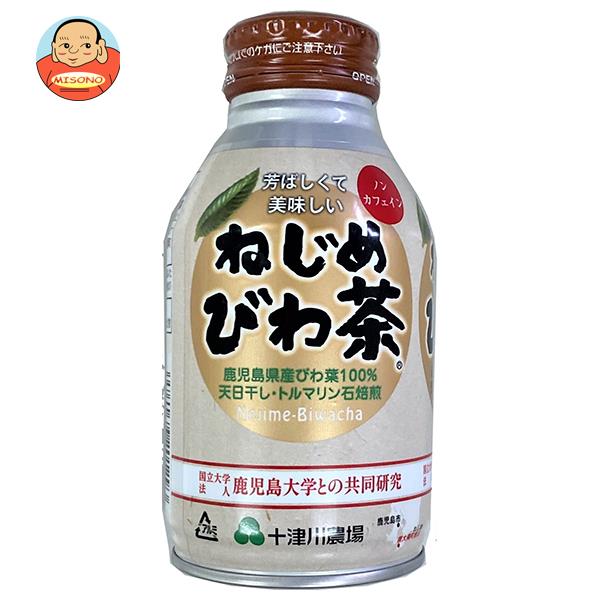 十津川農場 ねじめびわ茶 290mlボトル缶×24本入