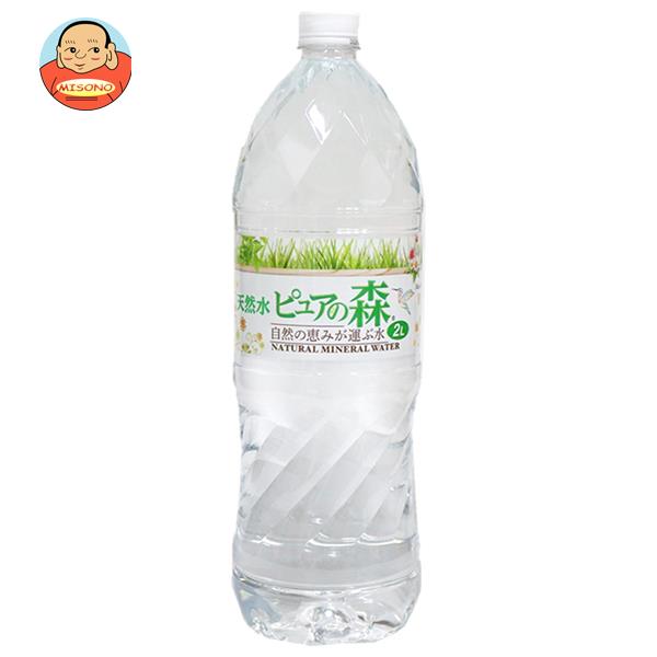 天然水 ピュアの森 2Lペットボトル×6本入