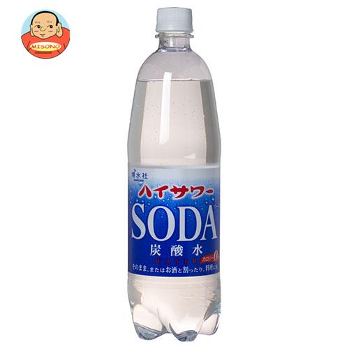 博水社 ハイサワー 炭酸水 1000mlペットボトル×15本入