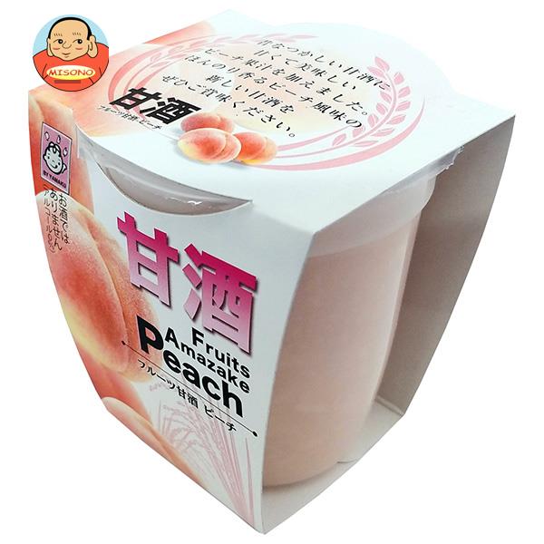 ヤマク食品 フルーツ甘酒 ピーチ 180g×12個入