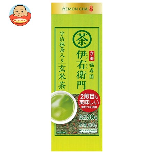 宇治の露製茶 伊右衛門 抹茶入り玄米茶 200g×12袋入