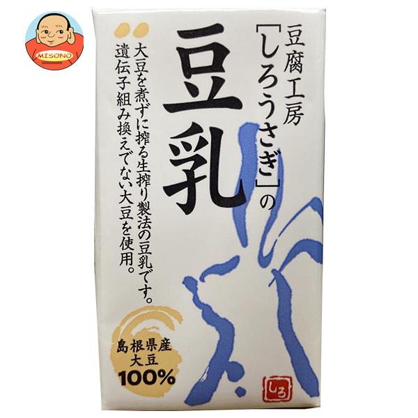 木次乳業 しろうさぎの豆乳 125ml紙パック×18本入