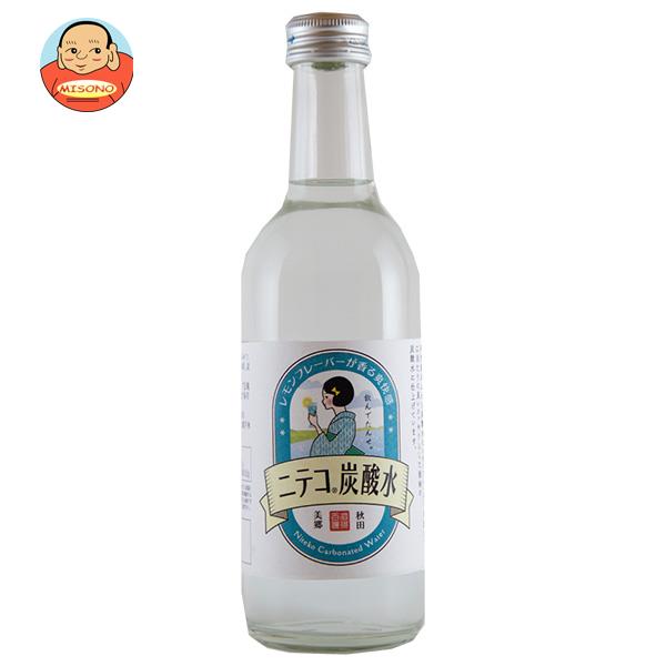 あきた美郷づくり ニテコ炭酸水 300ml瓶×24本入