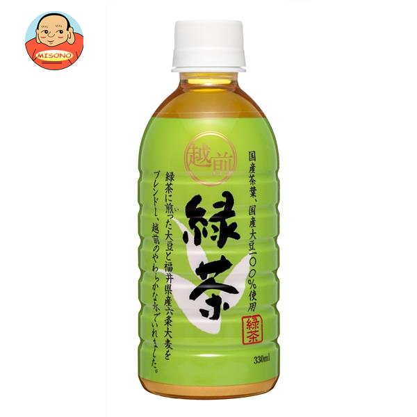 盛田（ハイピース） 越前緑茶 330mlペットボトル×24本入