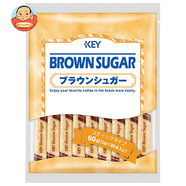 Key Coffee キーコーヒー ブラウンシュガー スティックタイプ 3g p 30袋入 Key Coffee キーコーヒー ブラウンシュガー スティックタイプ 3g p 30袋入