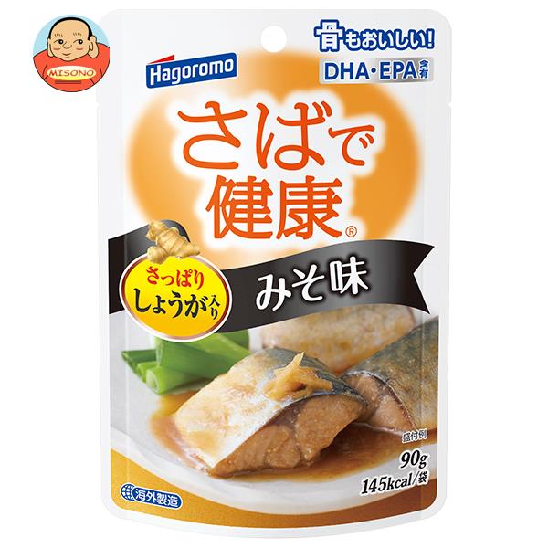 はごろもフーズ さばで健康 みそ味 90gパウチ×12個入