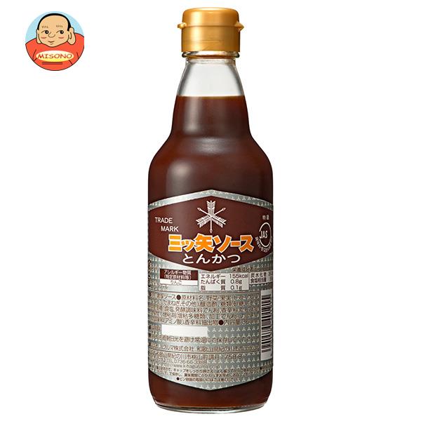 ハグルマ 三ツ矢 とんかつソース 360ml瓶×12本入