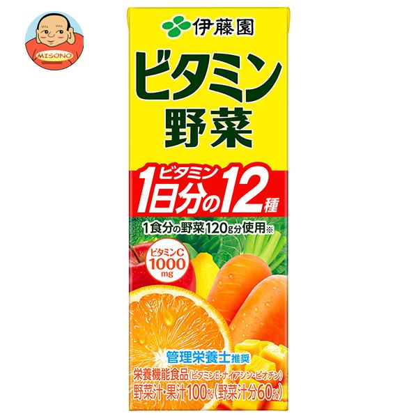 伊藤園 ビタミン野菜 200ml紙パック×24本入