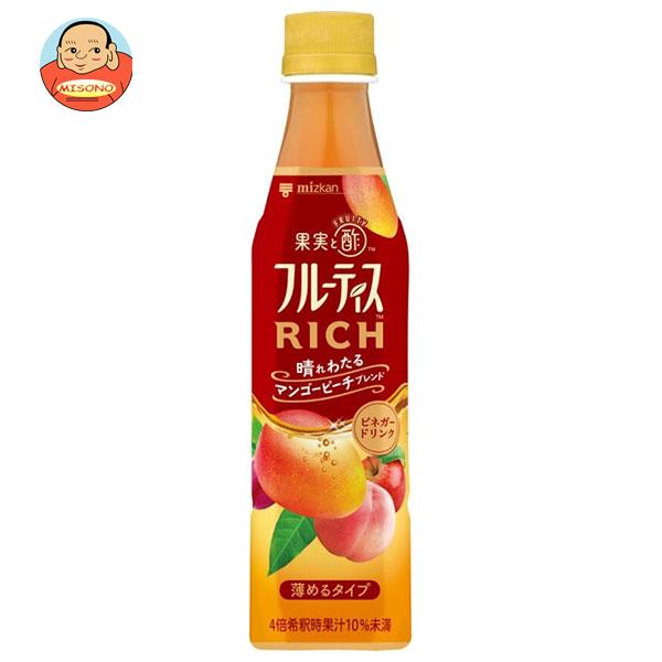 ミツカン フルーティスRICH マンゴーピーチ 350mlペットボトル×24本入