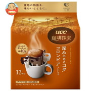 UCC 珈琲探究 ワンドリップコーヒー 深みのあるコク コロンビアブレンド (10g×12P)×12袋入