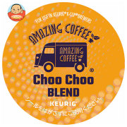 ユニカフェ キューリグ専用カートリッジ K-Cupパック AMAZING COFFEE Choo Choo BLEND 12P×8箱入