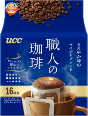 UCC 職人の珈琲 ワンドリップコーヒー まろやか味のマイルドブレンド (7g×16P)×12袋入
