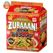 東洋水産 マルちゃん ZUBAAAN! 濃厚味噌旨辛タンメン (126g×3)×9個入